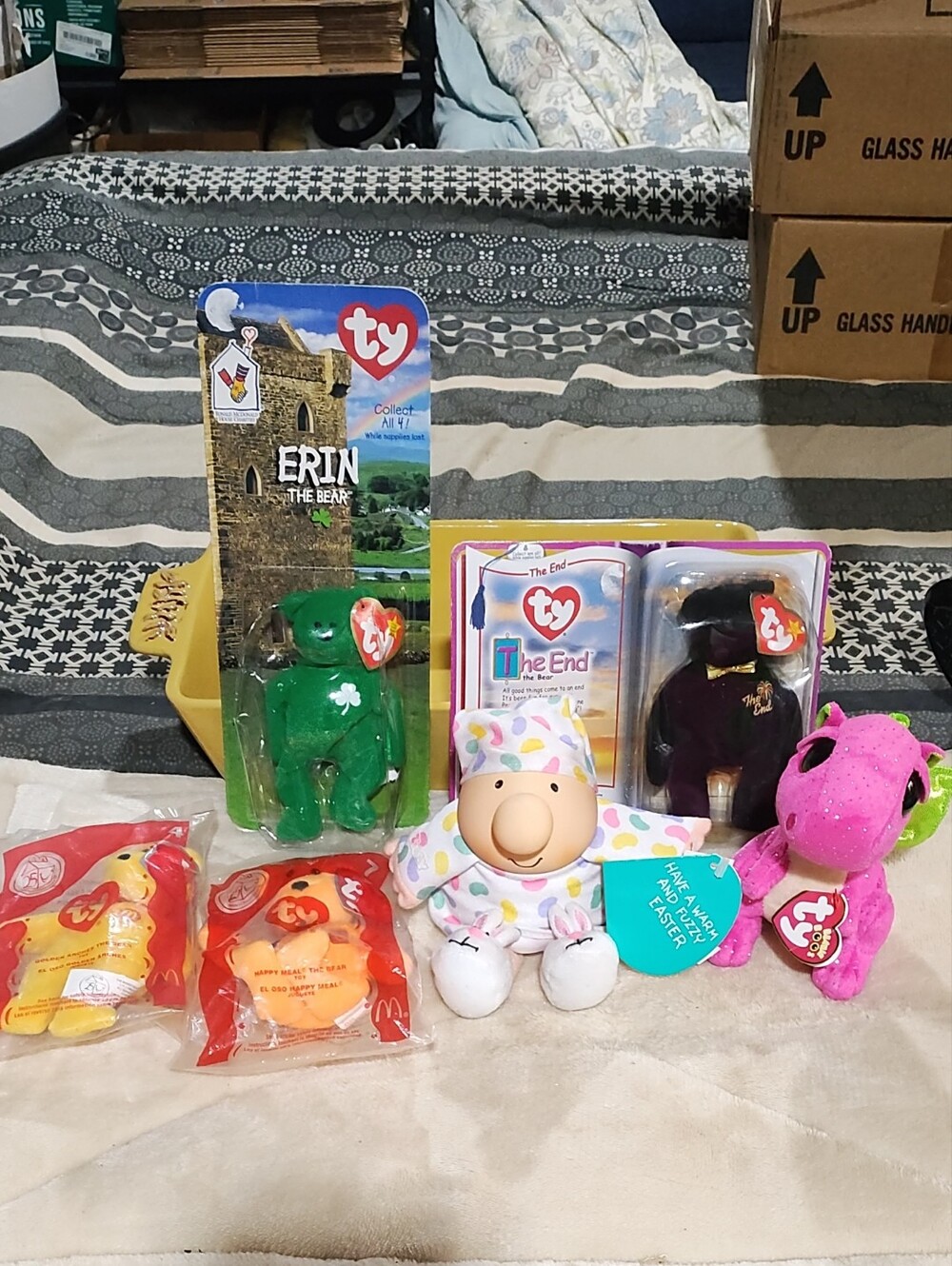 Beanie Baby Bears, Dinosaur & A Ziggy